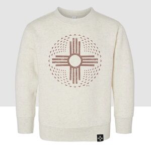 New Mexico Zia Crewneck Sweatshirt in Oatmeal, size 2‎